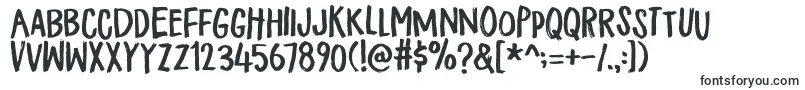 Шрифт FlickerDemo – шрифты для VK