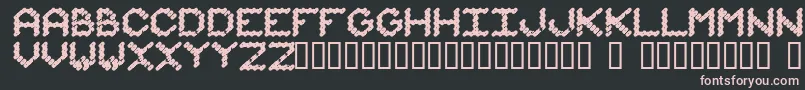 IAmMonotonous1 Font – Pink Fonts on Black Background