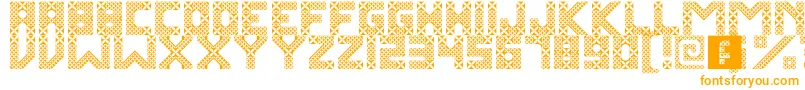 KawungTextile Font – Orange Fonts