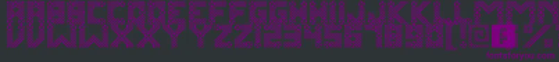 Saiba mais sobre a fonte KawungTextile Fonte KawungTextile – fontes roxas em um fundo preto