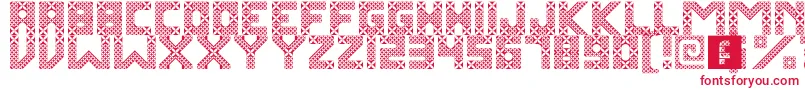 KawungTextile Font – Red Fonts
