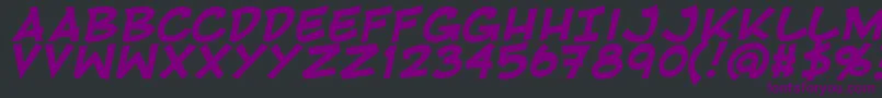 RivenshieldBold Font – Purple Fonts on Black Background