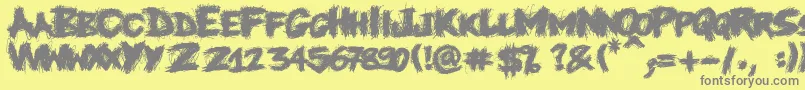 Más sobre la fuente Knifefight fuente Knifefight – Fuentes Grises Sobre Fondo Amarillo