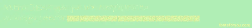 Phonehome Font – Yellow Fonts on Green Background