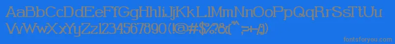 GabrielSerif Font – Gray Fonts on Blue Background