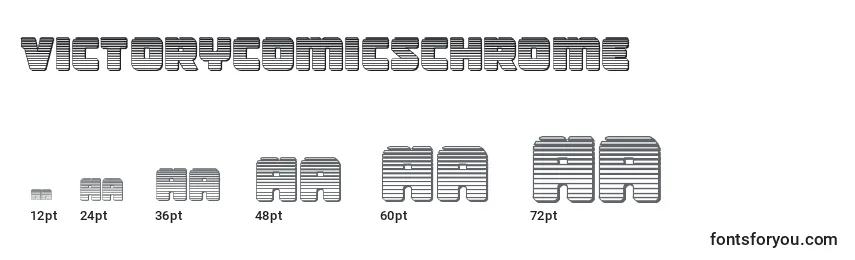 Victorycomicschrome Font Sizes