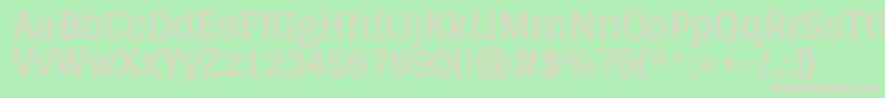 GlegooRegular Font – Pink Fonts on Green Background