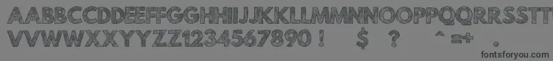fuente MildLifeTexturedPersonalUse – Fuentes Negras Sobre Fondo Gris