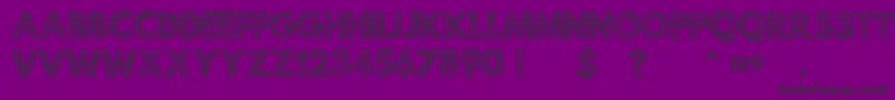 MildLifeTexturedPersonalUse Font – Black Fonts on Purple Background