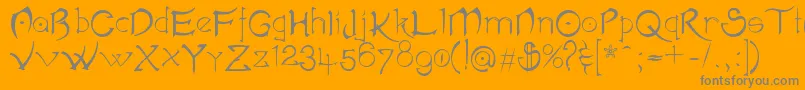 Подробнее о шрифте AkvalРІirNormalV2007 Шрифт AkvalРІirNormalV2007 – серые шрифты на оранжевом фоне