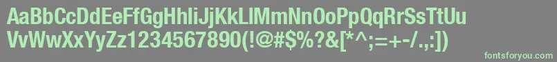 More about Heaveneticacond7Boldsh Font Heaveneticacond7Boldsh Font – Green Fonts on Gray Background