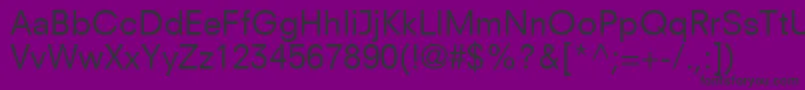 ParallaxSsi Font – Black Fonts on Purple Background