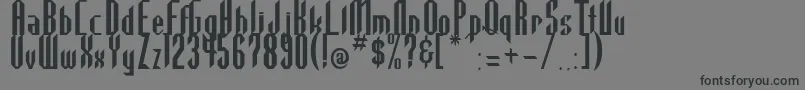 Highla2-Schriftart – Schwarze Schriften auf grauem Hintergrund