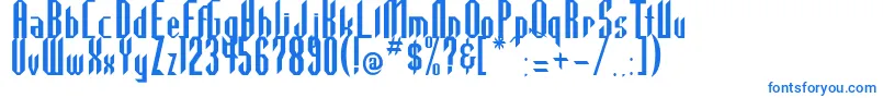 フォントHighla2 – 青いフォント