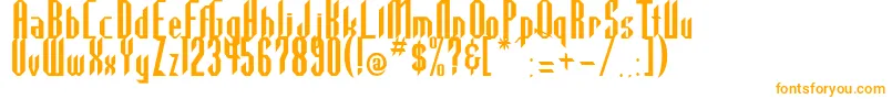 Highla2-Schriftart – Orangefarbene Schriften