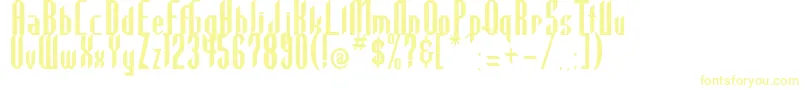 Highla2-fontti – keltaiset fontit