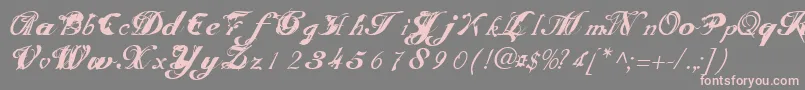 En savoir plus sur la police Scripteriatoid Police Scripteriatoid – polices roses sur fond gris