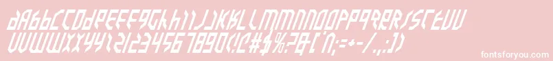 Valkyriei Font – White Fonts on Pink Background