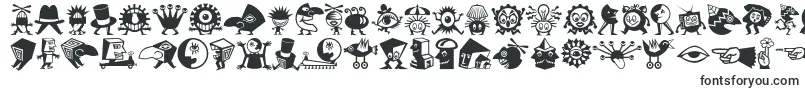 Minipicslilcreatures-fontti – OTF-fontit