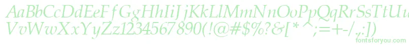 PalatinorItalic Font – Green Fonts