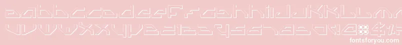 Spyv3o Font – White Fonts on Pink Background