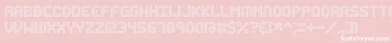 EditUndoDotBrk Font – White Fonts on Pink Background