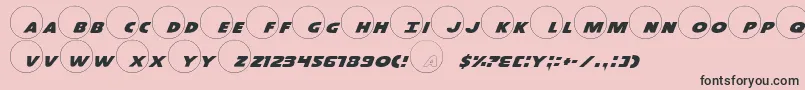 Dot.ComPro Font – Black Fonts on Pink Background