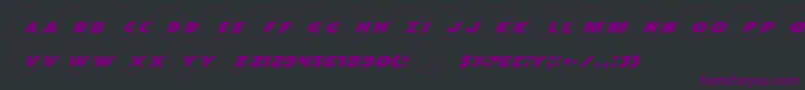 Dot.ComPro Font – Purple Fonts on Black Background