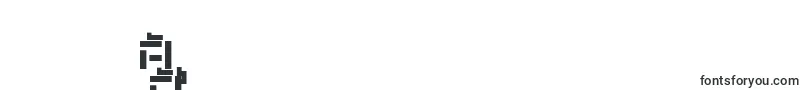 Destencilnf-Schriftart – thailändische Schriften