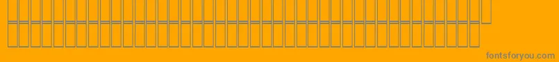 Шрифт AcsZomorrod – серые шрифты на оранжевом фоне