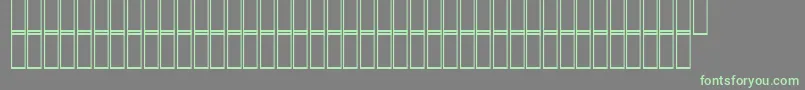 フォントAcsZomorrod – 灰色の背景に緑のフォント