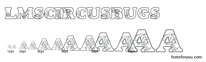 Размеры шрифта LmsCircusBugs