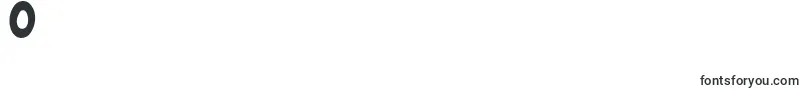 Fonte ObelixProItalic – fontes números 0