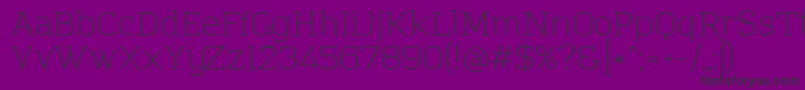 AmazingGroteskLight Font – Black Fonts on Purple Background