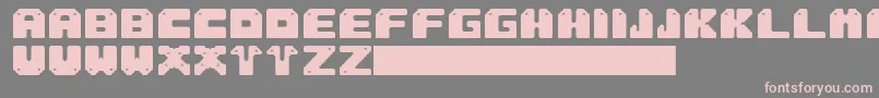 Sung Font – Pink Fonts on Gray Background