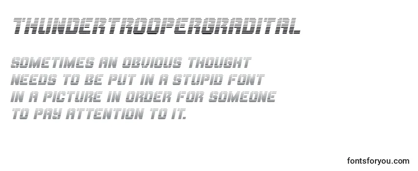 Thundertroopergradital-fontti