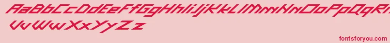 GascaDemo Font – Red Fonts on Pink Background