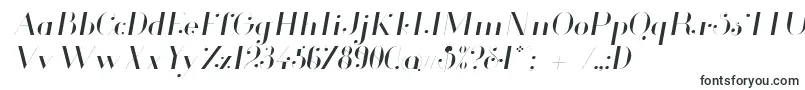 Шрифт GlamorLightItalic – новые шрифты