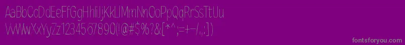 fuente Mindmonkey – Fuentes Grises Sobre Fondo Morado