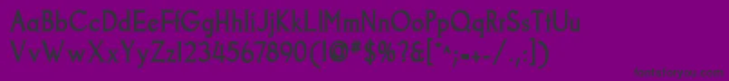 GoodfishBold-Schriftart – Schwarze Schriften auf violettem Hintergrund