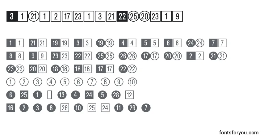 DatasymadbNormalフォント–アルファベット、数字、特殊文字