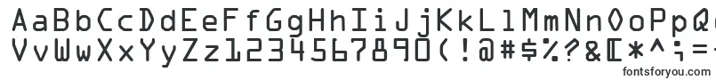 Шрифт OcrARegular – неофициальные шрифты