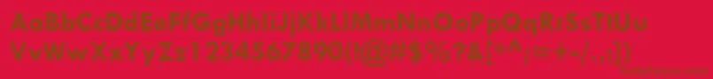 TwCenMtРџРѕР»СѓР¶РёСЂРЅС‹Р№ Font – Brown Fonts on Red Background
