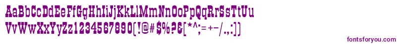 TraktirNormal-Schriftart – Violette Schriften
