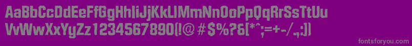 DiamanteantiqueXboldRegular Font – Gray Fonts on Purple Background