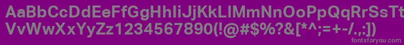AktivgroteskcorpBold Font – Gray Fonts on Purple Background