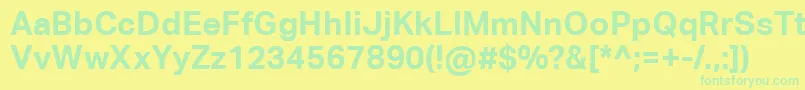 More about AktivgroteskcorpBold Font AktivgroteskcorpBold Font – Green Fonts on Yellow Background