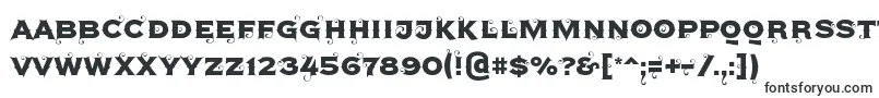 Шрифт Agreloy – фигурные шрифты