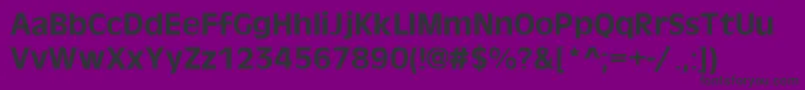 EleganteThBold Font – Black Fonts on Purple Background