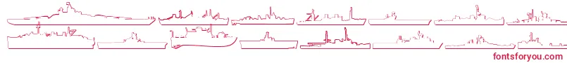fuente Usnavy3D – Fuentes Rojas Sobre Fondo Blanco